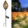 Outdoor LED lamp with laser cut pattern - standing