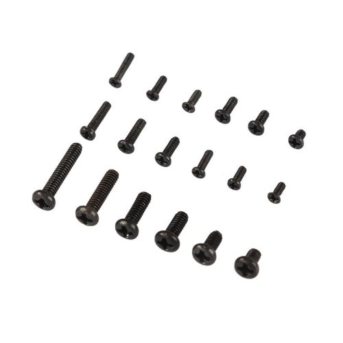 Mini screw set, 18 types, 500 pieces in total