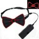 Illuminated LED bow tie - red