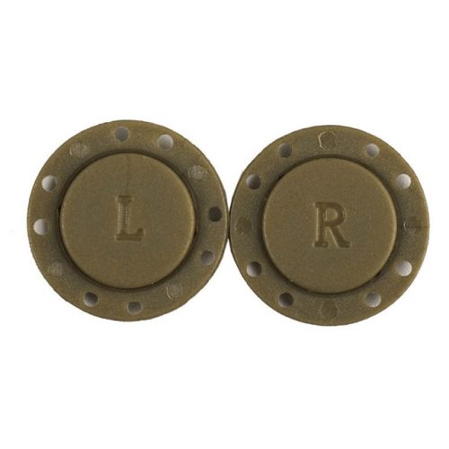 Invisible plastic magnet button replacement Green