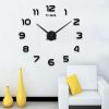 DIY wall clock with 3D effect