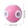 Pet hair removal ball for washing machine - pink