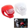 Set of 2 LED bicycle lights with silicone cover