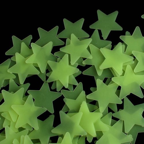 Kinderzimmerdeko, leuchtende Sterne, phosphoreszierende Sterne 100 Stk