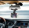 Phone holder that can be placed on the rearview mirror