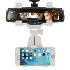Phone holder that can be placed on the rearview mirror