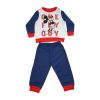 Long thin cotton baby pajamas - Mickey Mouse - One fly guy - Jersey - dark blue-red - 98