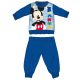 Disney Mickey mouse winter thick baby pajamas - cotton flannel pajamas - medium blue - 86