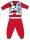 Disney Mickey Mouse Winter dicker Baby-Pyjama – Baumwoll-Flanell-Pyjama – Rot – 86