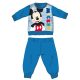 Disney Mickey mouse winter thick baby pajamas - cotton flannel pajamas - light blue - 92