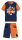 Disney Mickey Mouse cotton summer ensemble - T-shirt-shorts set - orange-dark blue - 104