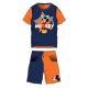 Disney Mickey Mouse cotton summer ensemble - T-shirt-shorts set - orange-dark blue - 104