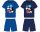Disney Mickey mouse cotton summer ensemble - T-shirt-shorts set - medium blue - 104