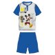 Disney Mickey egér nyári rövid ujjú gyerek pizsama - pamut jersey pizsama - középkék - 110