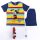 Mickey mouse baby boy cotton pajamas - short sleeve pajamas - summer ensemble - dark blue - 104