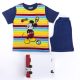 Mickey mouse boy's cotton pajamas - short-sleeved pajamas - summer ensemble - dark blue - 110