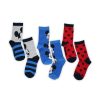 Children's cotton ankle socks - 3 pairs - Mickey mouse - grey-mid blue-red - 31-34