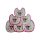 Minnie Mouse baby bib 6 pieces/pack - cotton bib - light pink-pink-dark pink-pink-red-purple