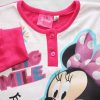 Long thin cotton children's pajamas - Minnie mouse - Jersey - pink - 122