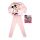 Pajamale lungi subțiri din bumbac pentru copii - Minnie mouse cu fluturi - Jersey - roz österret - 128