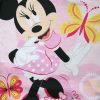 Long thin cotton children's pajamas - Minnie mouse - with butterflies - Jersey - pink - 110