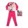 Long thin cotton children's pajamas - Minnie mouse - with butterflies - Jersey - pink - 122