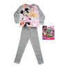 Pijamale lungi și subțiri din bumbac pentru copii - Minnie mouse cu fluturi - Jersey - gri - 104