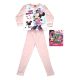 Long thin cotton children's pajamas - Minnie mouse - Jersey - light pink - 122