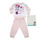 Long thin cotton baby pajamas - sweet Minnie mouse - Jersey - light pink - 86