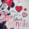 Long thin cotton baby pajamas - sweet Minnie mouse - Jersey - light pink - 86