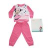 Long thin cotton baby pajamas - polka dot Minnie mouse - Jersey - pink - 80