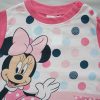 Long thin cotton baby pajamas - polka dot Minnie mouse - Jersey - pink - 80