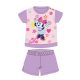 Summer short-sleeved cotton baby pajamas - Disney Minnie Mouse - stars - light purple - 80s