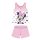 Letnia bawełniana pijama dziecięca bez rękawów - Disney Minnie Mouse - jasnoróżowa - 80