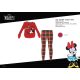 Winter thick cotton children's pajamas - flannel pajamas - Disney Minnie Mouse - red - 104