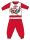 Disney Minnie mouse winter thick Christmas baby pajamas - cotton flannel pajamas - red - 80