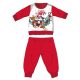 Gruba światnia pijama dziecięca Disney Minnie Mouse – bawełniana flanelowa pijama – czerwona – 80