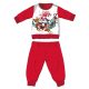 Disney Minnie mouse winter thick Christmas baby pajamas - cotton flannel pajamas - red - 80