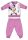 Disney Minnie Mouse baby fleece pajamas - winter thick pajamas - pink - 86