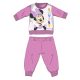 Disney Minnie Mouse baby fleece pajamas - winter thick pajamas - pink - 86