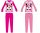 Disney Minnie mouse cotton jersey children's pajamas - pink - 116