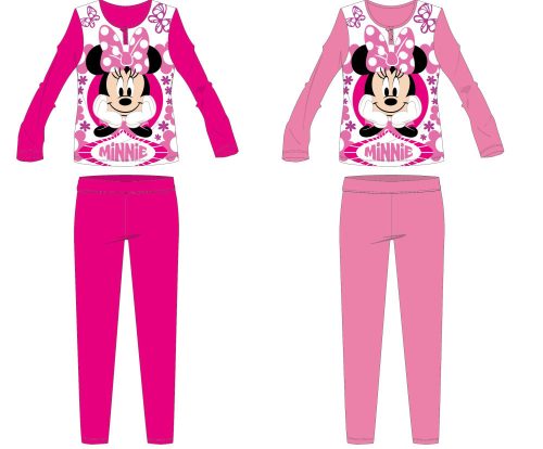 Disney Minnie mouse cotton jersey children's pajamas - pink - 98