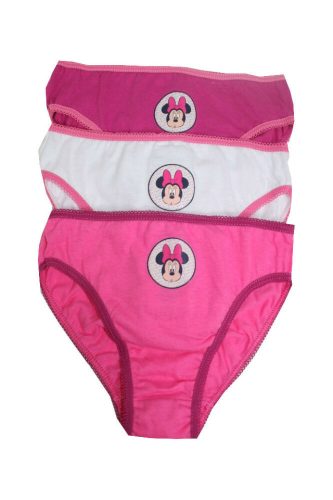 Cotton girl's panties - 3 pieces - Minnie mouse - 110-116