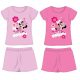 Disney Minnie mouse cotton summer ensemble - T-shirt-shorts set - pink - 116