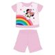 Disney Minnie Mouse summer short-sleeved baby pajamas - cotton jersey pajamas - heart pattern - light pink - 92