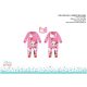 Disney Minnie Mouse doll with kicking bib - pink-red - for babies 1-3 months old