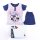 Short-sleeved cotton children's pajamas - Minnie mouse - unicorn - dark blue - 104