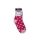 Non-slip children's ankle socks - Minnie mouse - plush - polka dots - pink-white - 27-30