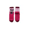 Non-slip children's ankle socks - Minnie mouse - plush - CUTE inscription - pink-light pink - 23-26