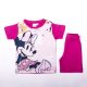 Minnie mouse girl's cotton summer ensemble - T-shirt-shorts set - pink - 86